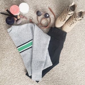 Soft Cropped Gray Sweater